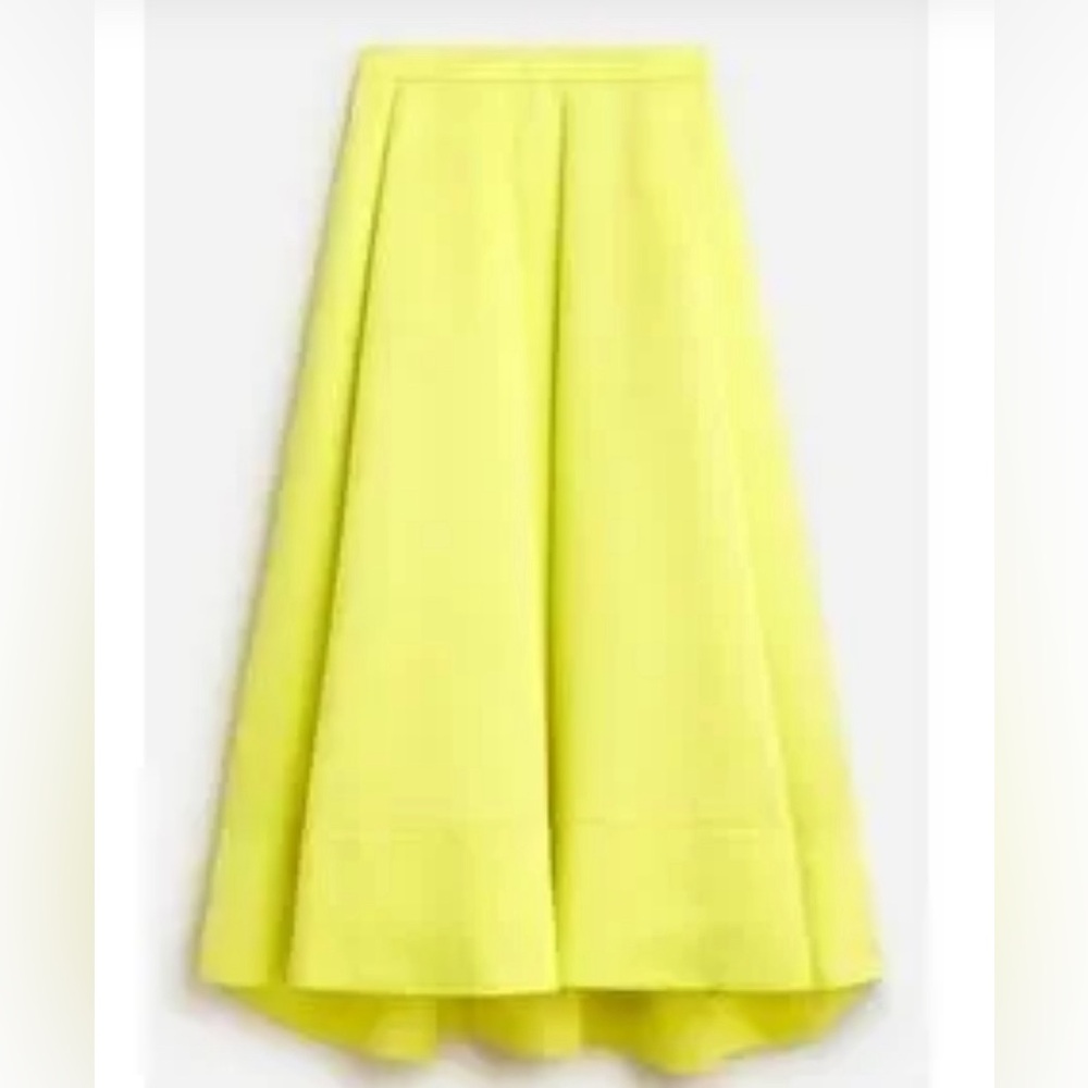 Urban Outfitters Neon Yellow A-Line Skirt